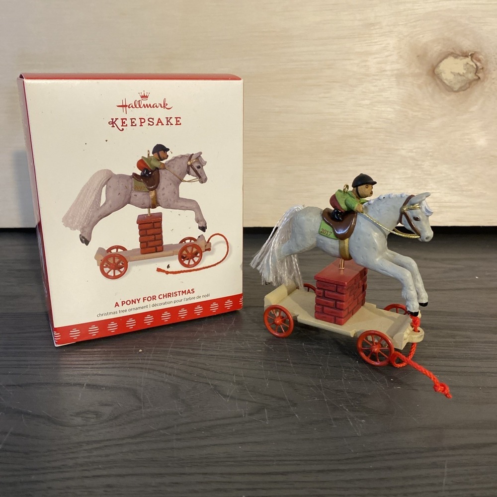 Hallmark A Pony For Christmas 2017 Keepsake Ornament